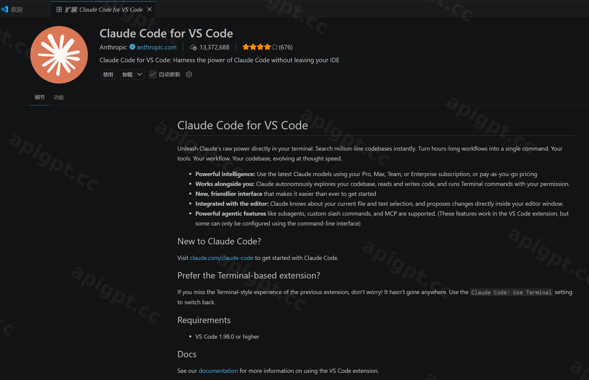 确认 Claude Code 插件安装成功