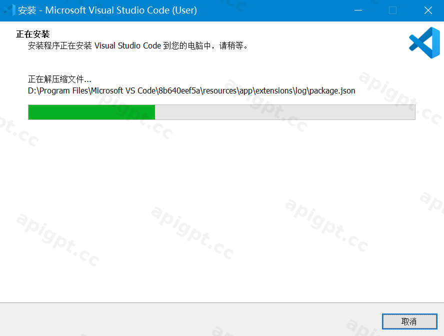 开始安装 VScode